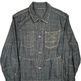 Premium Guess Denim Jacket - Large Gray Denim