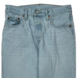 501 Levis Jeans - 29W 30L Light Wash Cotton