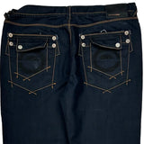 Kaalu Contrast Stitch Jeans - 38W 32L Dark Wash Cotton