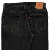 550 Levis Jeans - 34W 31L Black Cotton