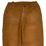 Carhartt Carpenter Trousers - 26W 31L Brown Cotton