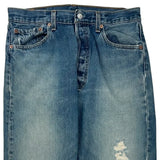501 Levis Jeans - 30W 27L Blue Denim