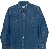 Levis Denim Shirt - Large Blue Denim
