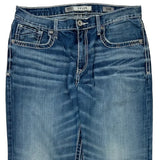Bke Boot Cut Jeans - 33W 32L Blue Denim