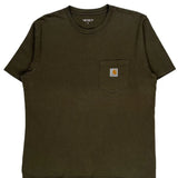 Carhartt T-Shirt - Large Brown Cotton