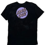 Santa Cruz Graphic T-Shirt - Small Black Cotton