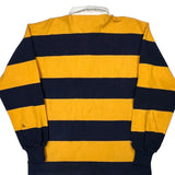 Barbarian Striped Rugby Shirt - XL Yellow Cotton