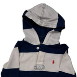Age 1.5 Polo By Ralph Lauren Striped Rugby Shirt - 2XS Navy Cotton