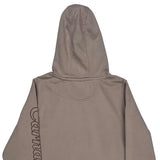 Carhartt Spellout Hoodie - XL Gray Cotton Blend