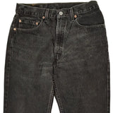 505 Levis Jeans - 32W 30L Black Cotton