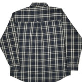 Chaps Ralph Lauren Checked Shirt - XL White Cotton Blend