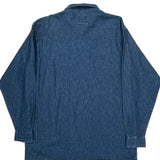 Wrangler Denim Shirt - Large Blue Cotton