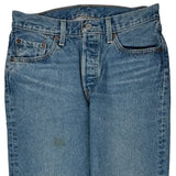 501 Levis Jeans - 31W US 8 Blue Cotton