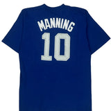 Giants Reebok Nfl T-Shirt - Small Blue Cotton