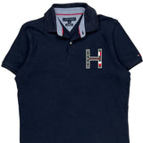 Tommy Hilfiger Polo Shirt - Medium Navy Cotton