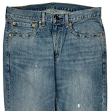 505 Levis Jeans - 34W 32L Blue Cotton