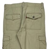 Levis Cargo Trousers - 38W 22L Beige Cotton