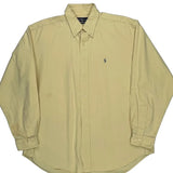 Ralph Lauren Shirt - XL Yellow Cotton