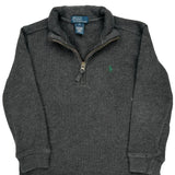 Age 6 Polo By Ralph Lauren 1/4 Zip - XS Grey Cotton