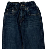 Age 7-8 Levis Slim Jeans - Small Dark Wash Cotton