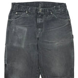 Dickies Carpenter Trousers - 32W 30L Grey Cotton