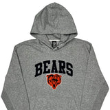Chicago Bears Nfl Football Hoodie - Medium Gray Cotton Blend