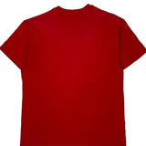 Ohio State Hanes Single Stitch T-Shirt - Large Red Cotton