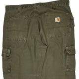 Carhartt Cargo Trousers - 38W 32L Green Cotton