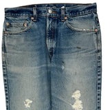 Levis 517 Boot Cut Jeans - 33W 30L Blue Cotton