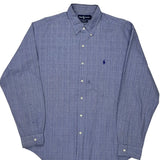 Marlowe Ralph Lauren Checked Shirt - Large Blue Cotton