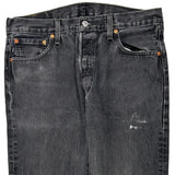Levis 501 Jeans - 34W 30L Gray Cotton