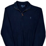 Polo By Ralph Lauren 1/4 Zip - 2XL Navy Cotton