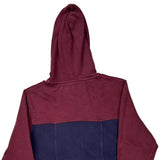 True Religion Hoodie - Medium Burgundy Cotton