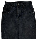 Southpole Graphic Jeans - 34W 30L Black Cotton