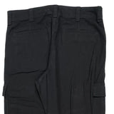 Wrangler Cargo Trousers - 34W 34L Black Cotton