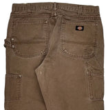 Dickies Carpenter Pants - 34W 31L Brown Cotton