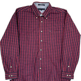Tommy Hilfiger Checked Shirt - XL Blue Cotton
