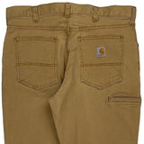 Carhartt Carpenter Trousers - 35W 34L Brown Cotton