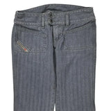 Diesel Striped Jeans - 28W 30L Gray Cotton