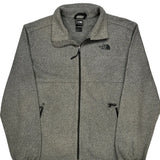 The North Face Fleece Jacket - Large Gray Polyester