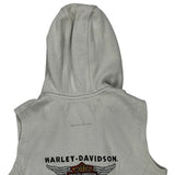 An American Legend Harley Davidson Vest - Small White Cotton