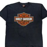 Las Vegas Harley Davidson Graphic T-Shirt - XL Black Cotton