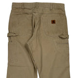Carhartt Double Knee Carpenter Pants - 36W 30L Khaki Cotton