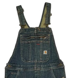 Carhartt Double Knee Overalls - 34W 30L Dark Wash Denim