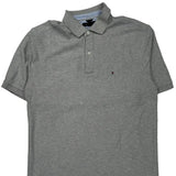 Tommy Hilfiger Polo Shirt - XL Grey Cotton