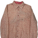 Armani Exchange Floral Shirt - Medium Pink Cotton