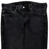 505 Levis Jeans - 36W 30L Black Cotton
