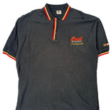 Bud Racing Winners Circle Nascar Polo Shirt - XL Black Cotton