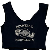 Nashville Harley Davidson Graphic Vest - XL Navy Cotton