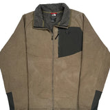 The North Face Fleece Jacket - XL Brown Polyester